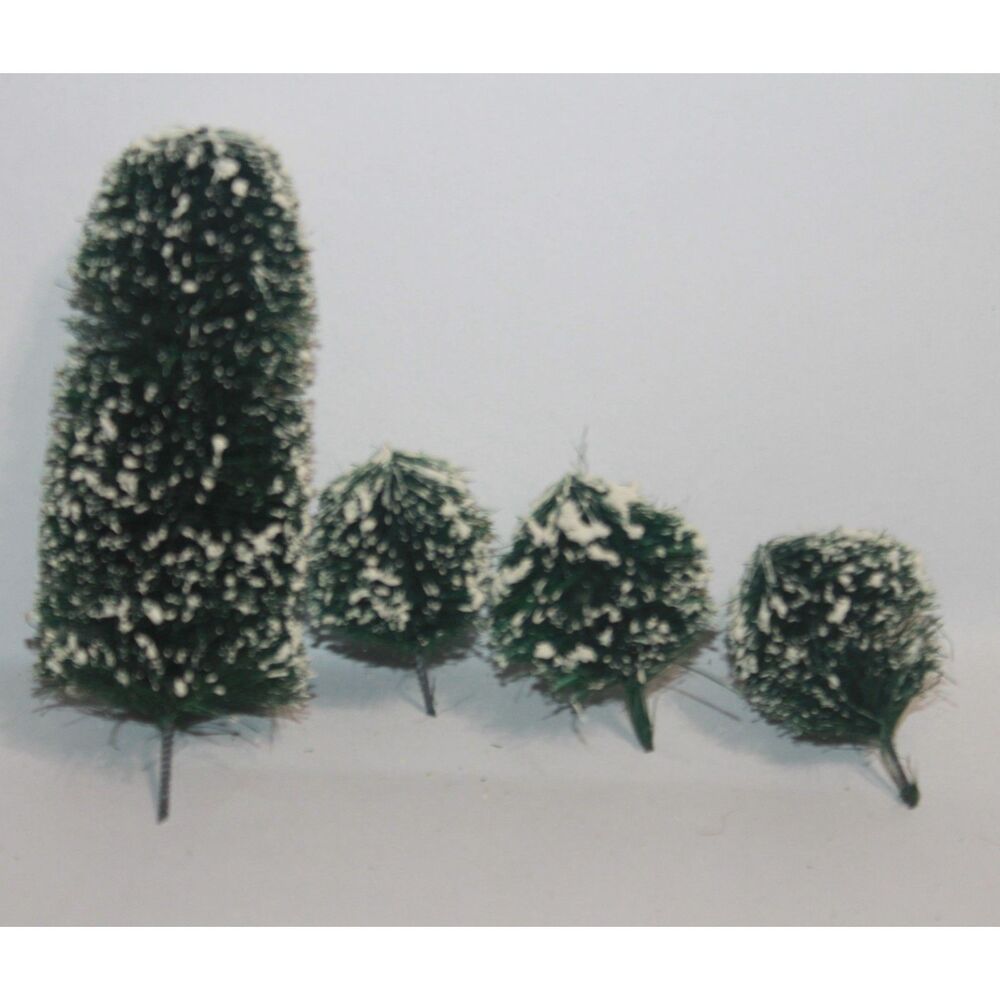 Dept. 56 All Around the Park Christmas Village 4PC Replacement Bushes